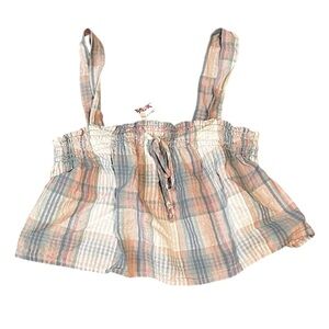 American Eagle Cropped Baby Doll Tank Top